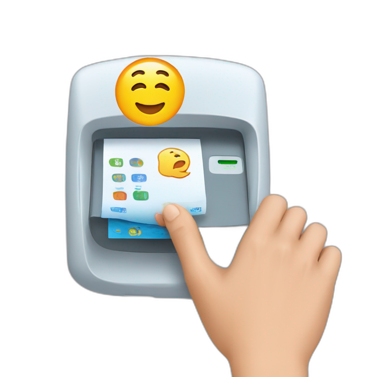 contactless touch emoji