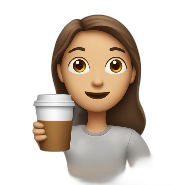 drinking coffee emoji