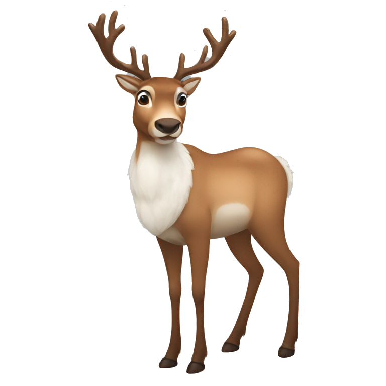 Reindeer fullbody emoji