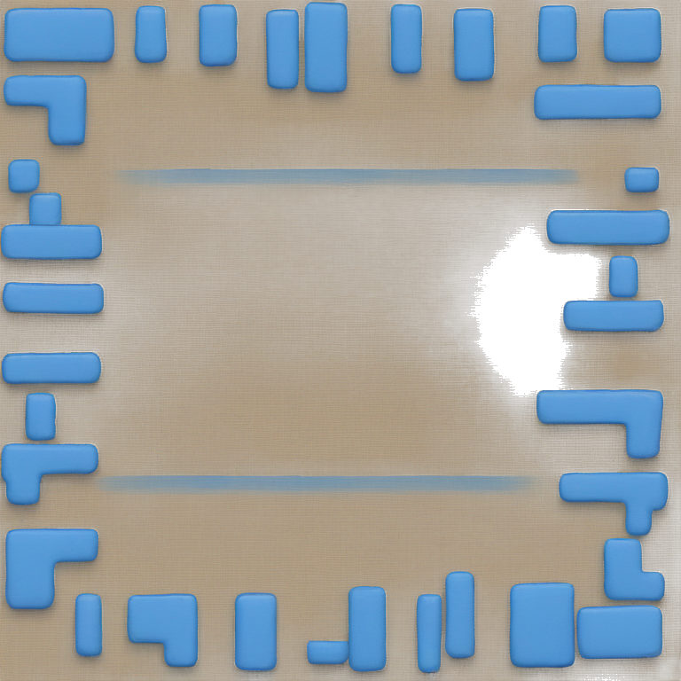 blue rectangle emoji