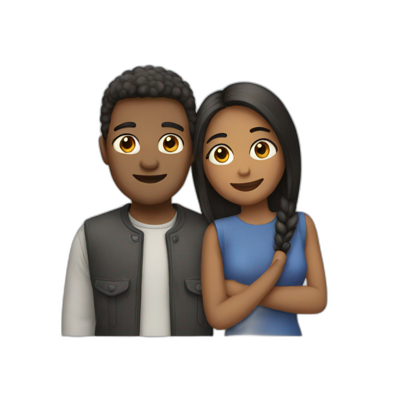 two people in love emoji