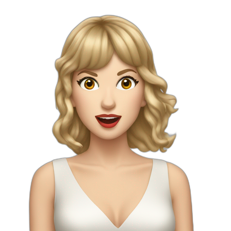 Taylor swift singing emoji