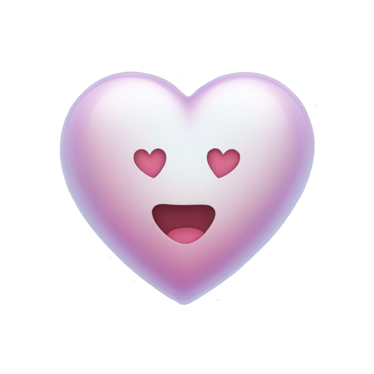 heart with transparent inside  emoji