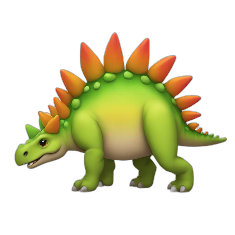 stegosaurus gay lgbt emoji