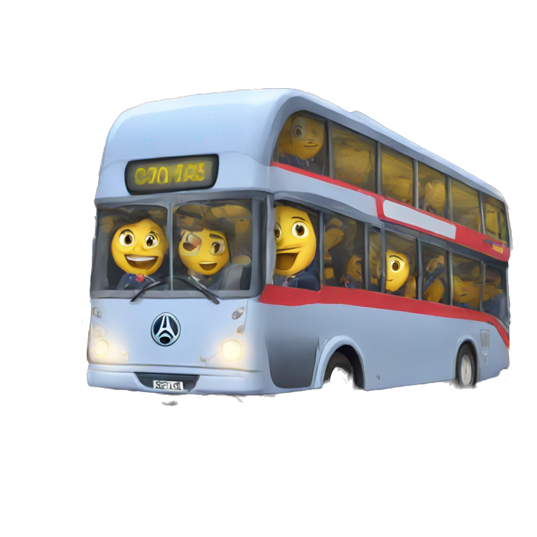 Le psg prend le bus emoji