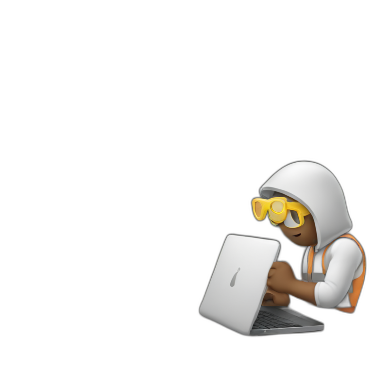 man working on a laptop emoji