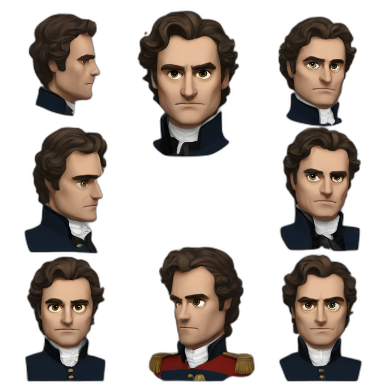 Joaquin Phoenix as Napoleon emoji