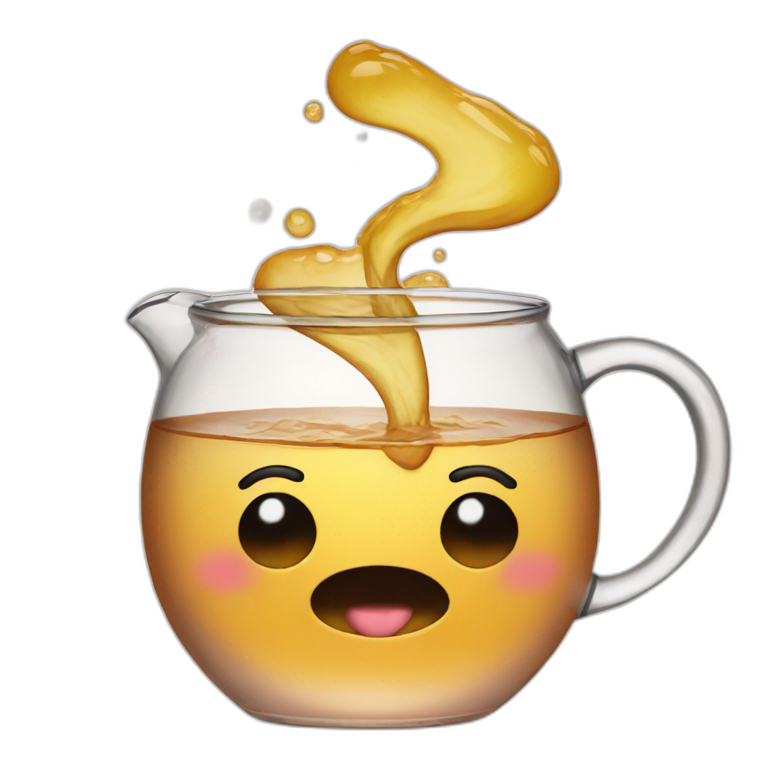 spilling tea emoji