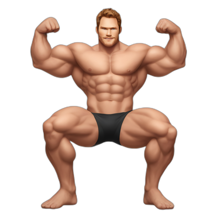 Chris Pratt gigant bodybuilder emoji