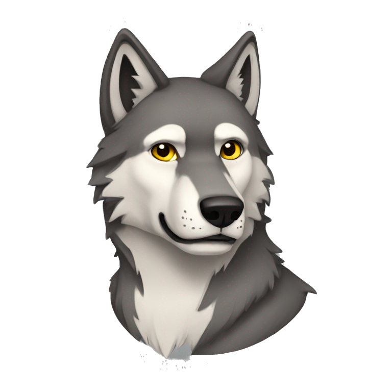 Half human half wolf emoji