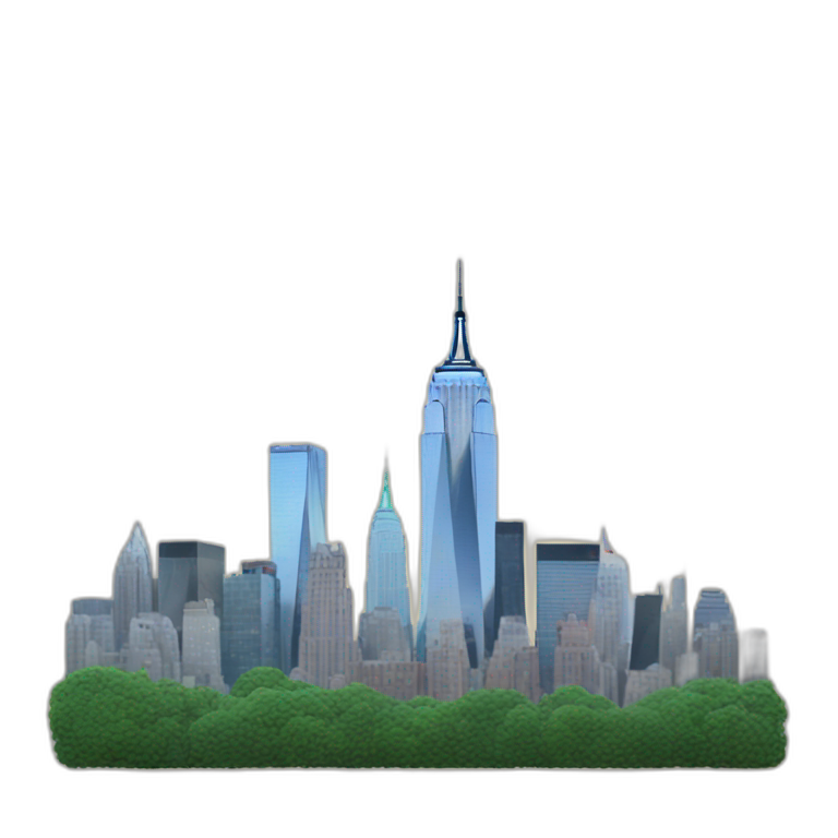 New York City skyline emoji