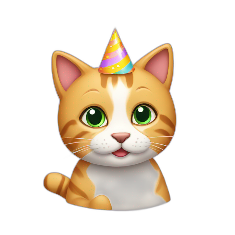 birthday cat emoji