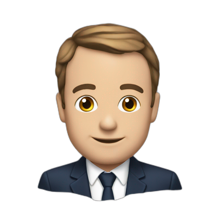 Macron sur tortu emoji