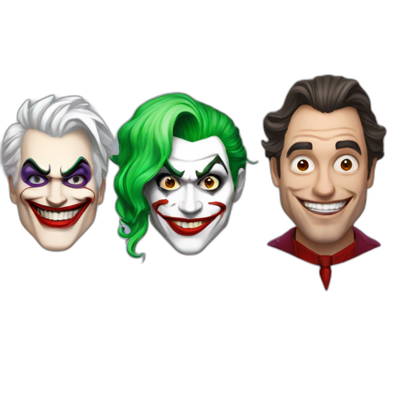 joker harley joaquin gaga emoji