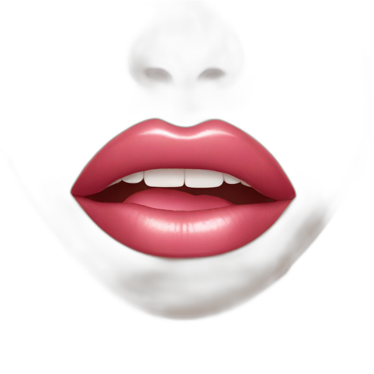 lip gloss emoji