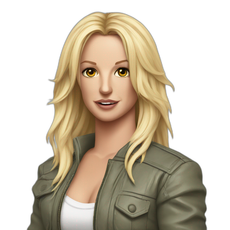 Britney Spears knives out emoji