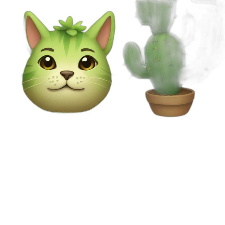 cactus-cat emoji
