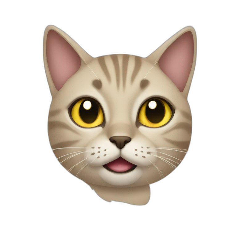 sarcastic cat emoji