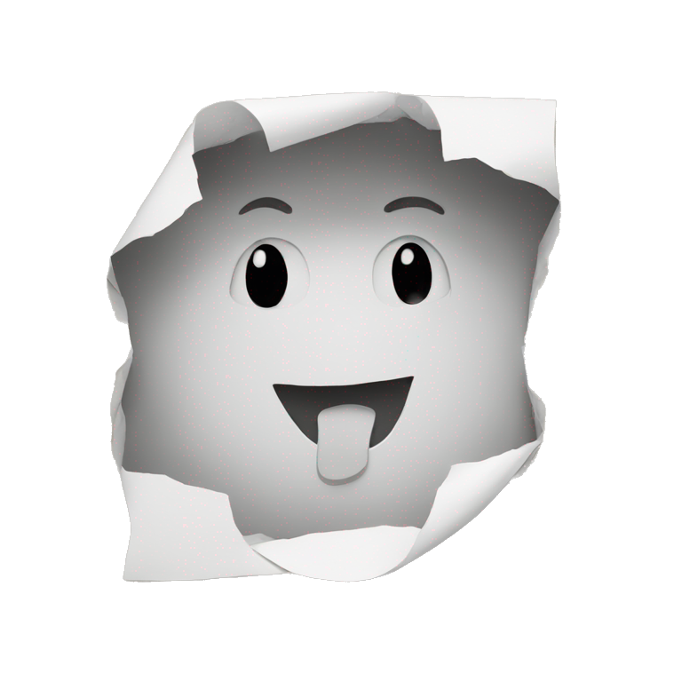 hole in paper emoji