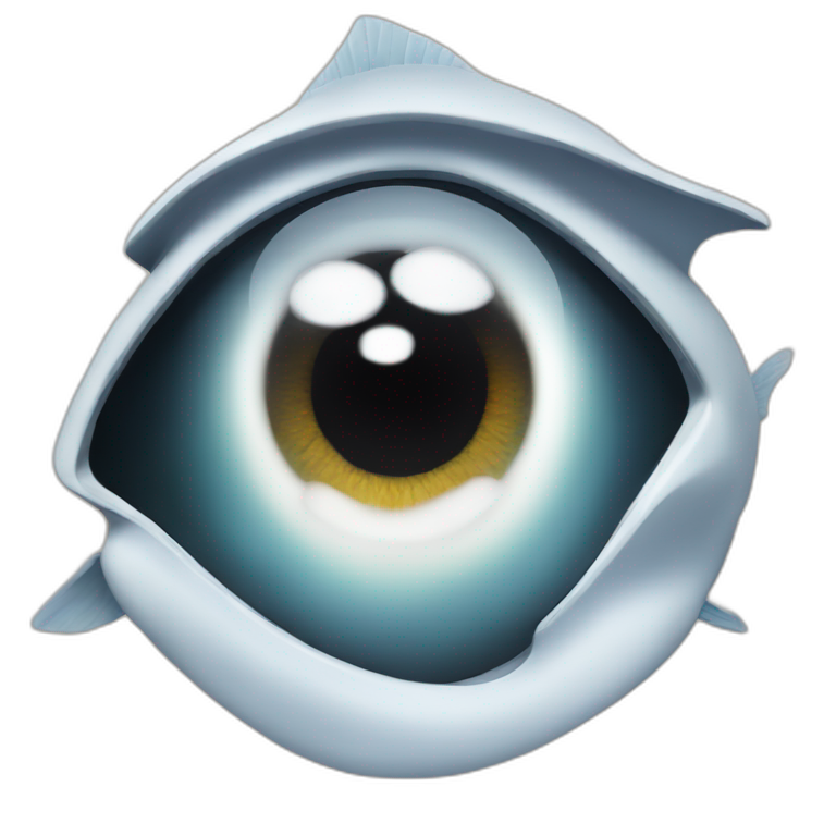 Fish eye emoji