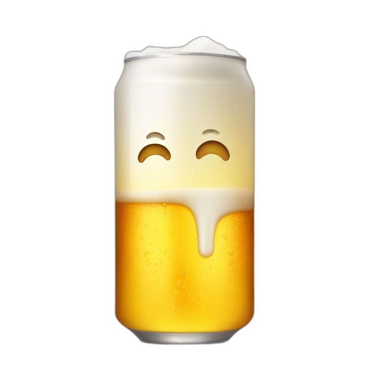 Yoga drink a beer emoji