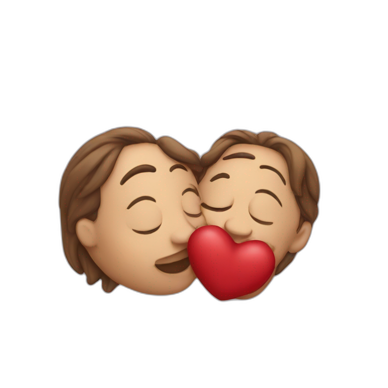 kiss of love emoji