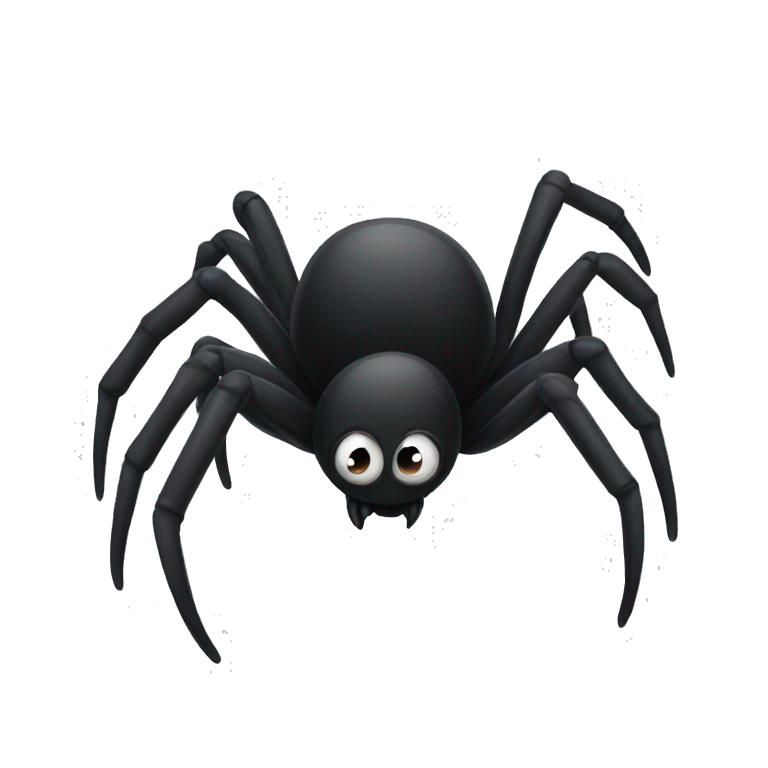 Black Spider  emoji