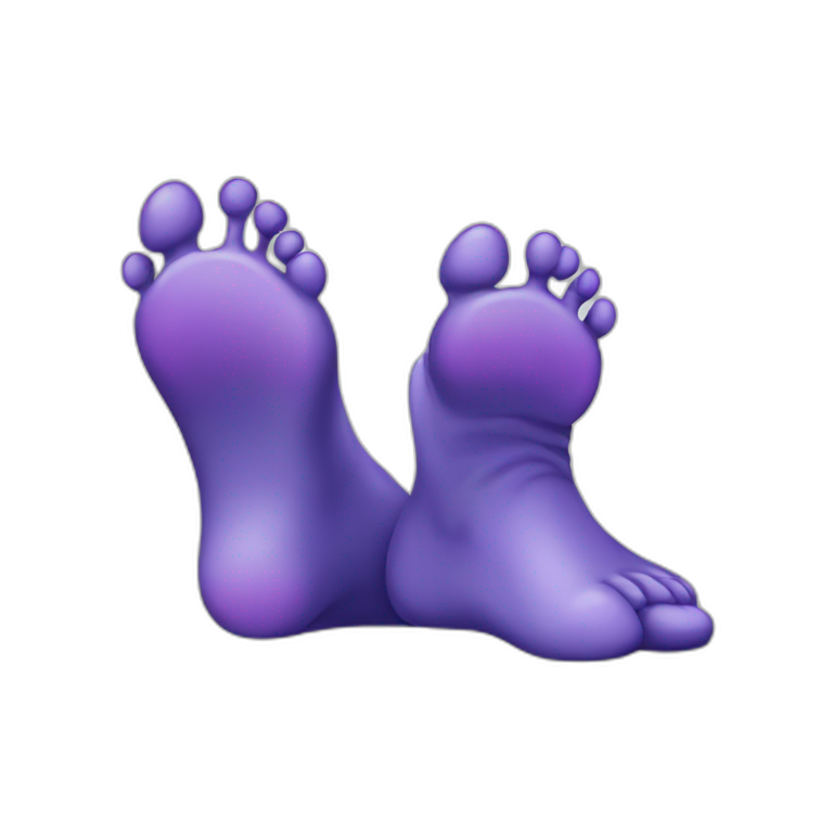 Sweaty feet emoji