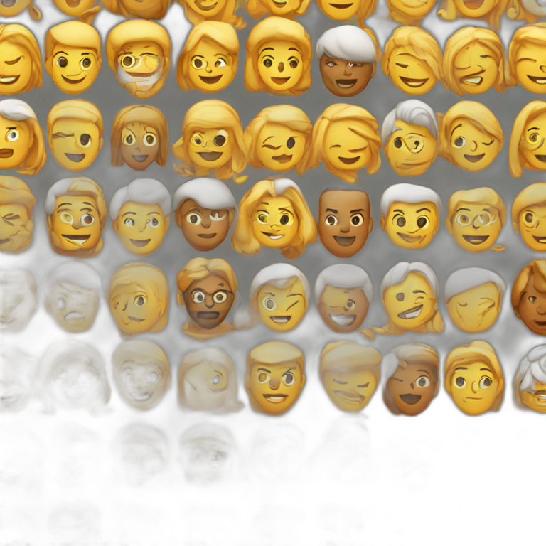 yellow-and-orange-sea-with-people-who-are-colored-in-white-yellow-and-orange emoji