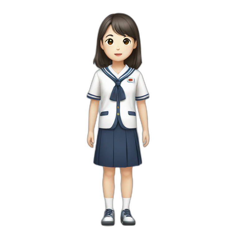 Korean school uniform emoji