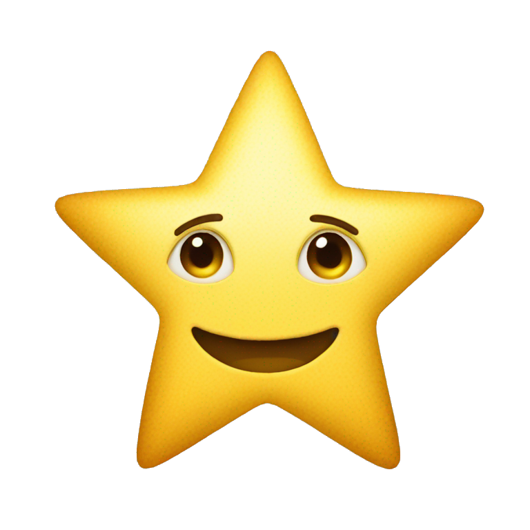 Star in half emoji