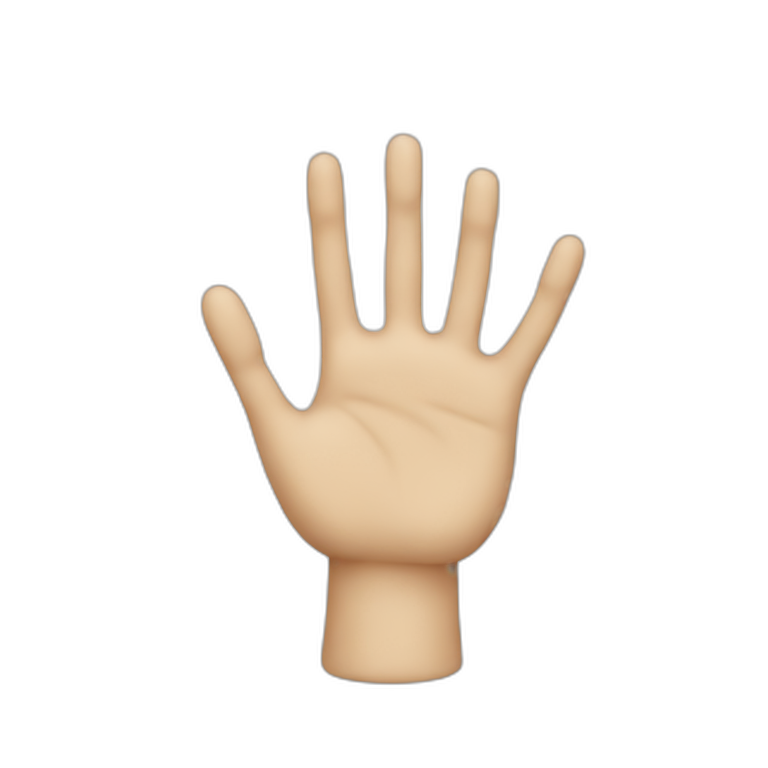 Hand in cast emoji