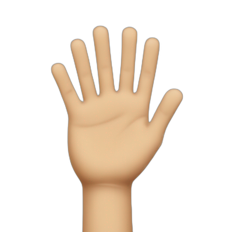 hands up guilty smirk emoji