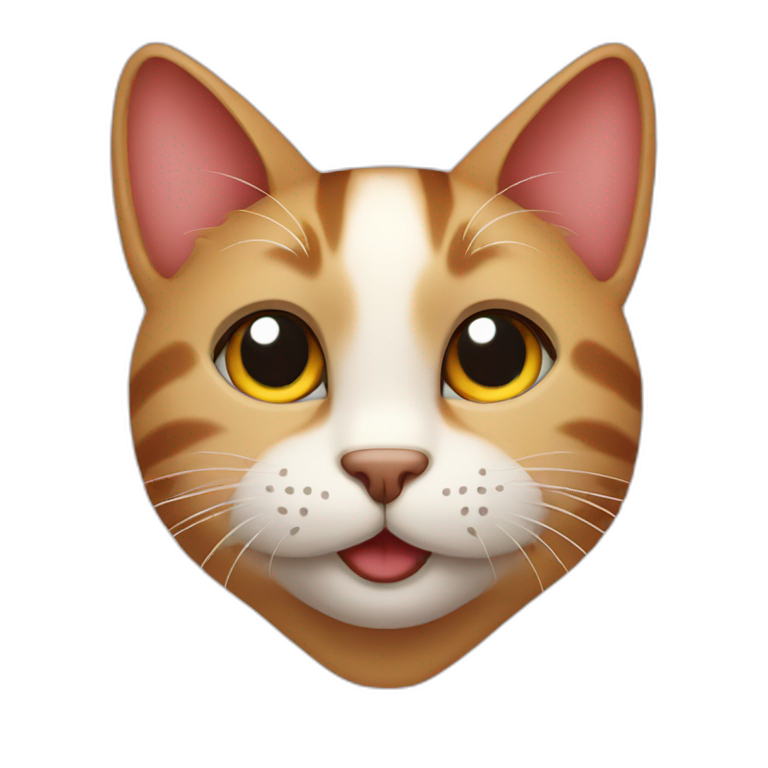 cat emoticon In love emoji