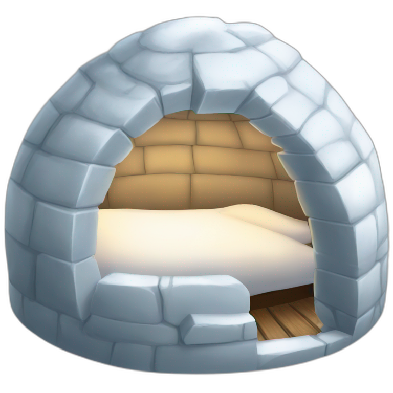 igloo inside igloo emoji