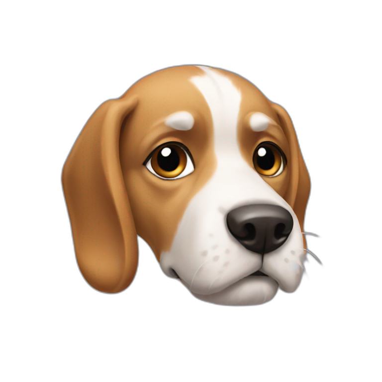 dog-dog emoji