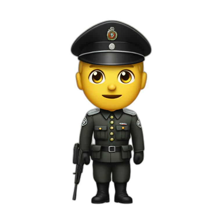 gestapo reich soldier emoji