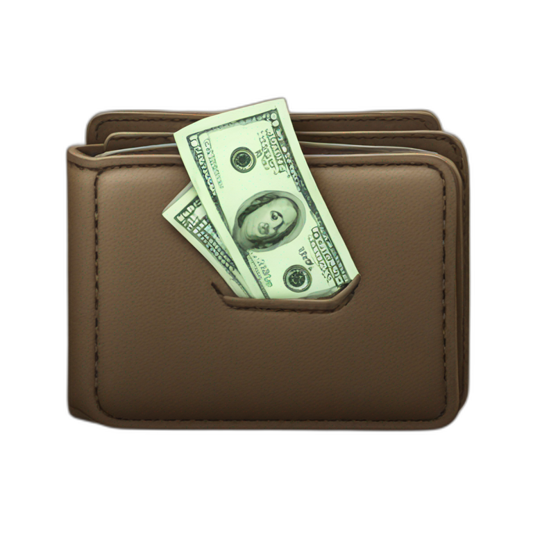 wallet full of money emoji