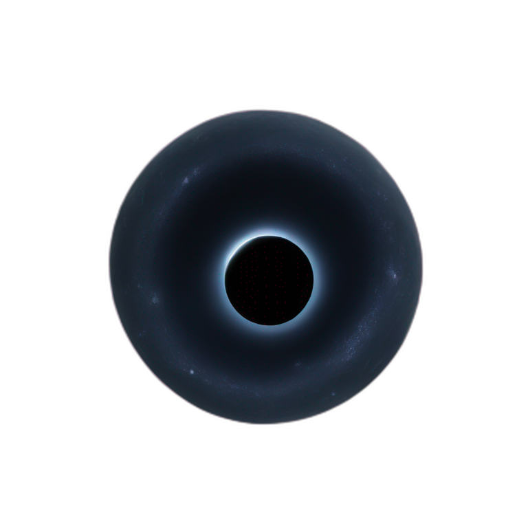 black hole space emoji