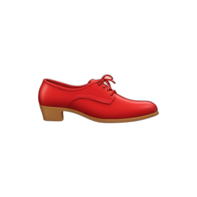 Red shoe emoji