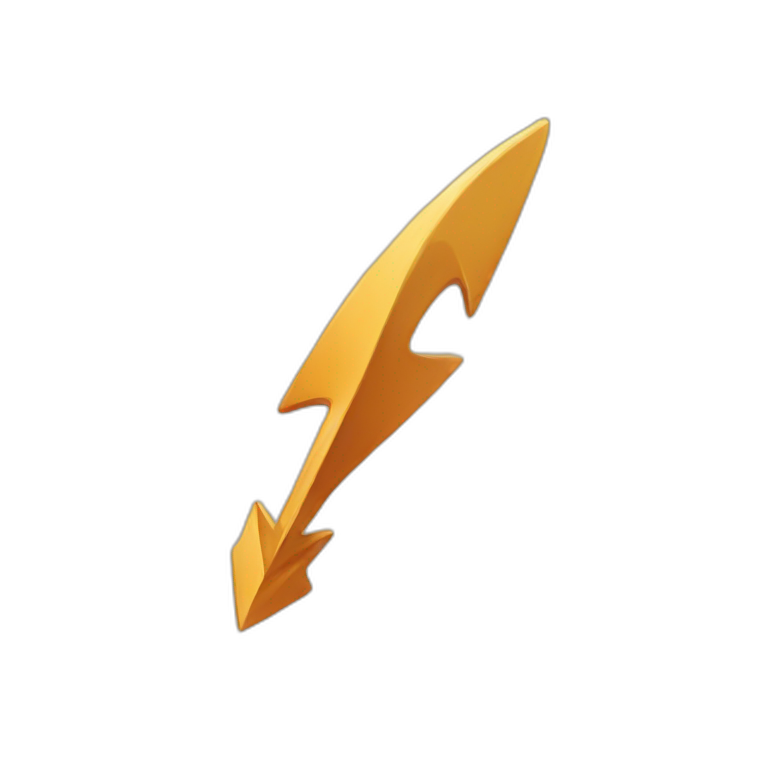 A vector arrow emoji