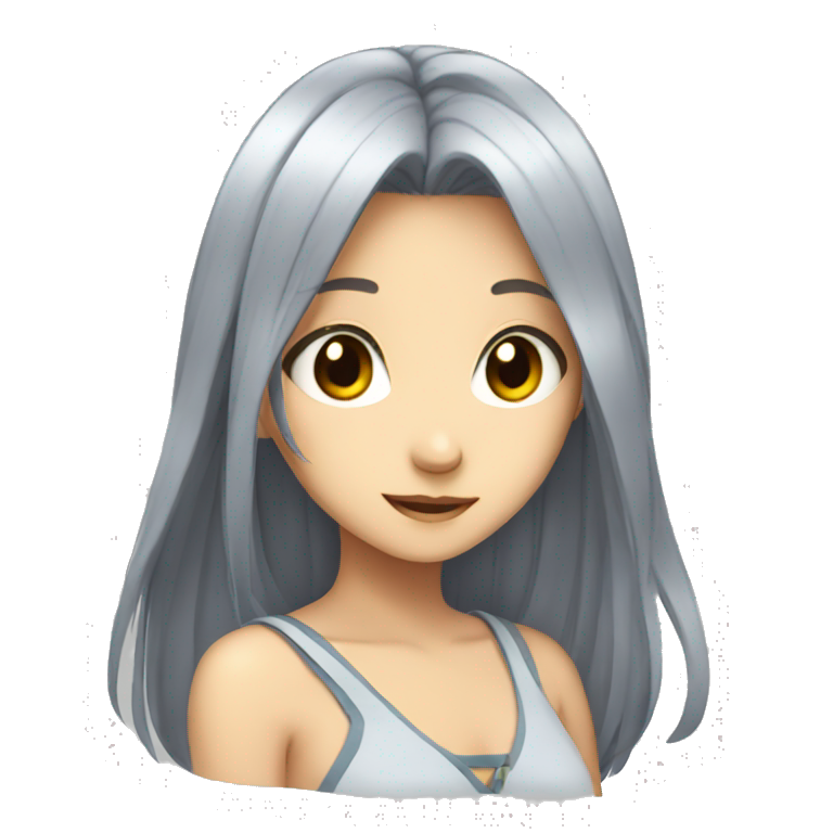 Anime girl emoji