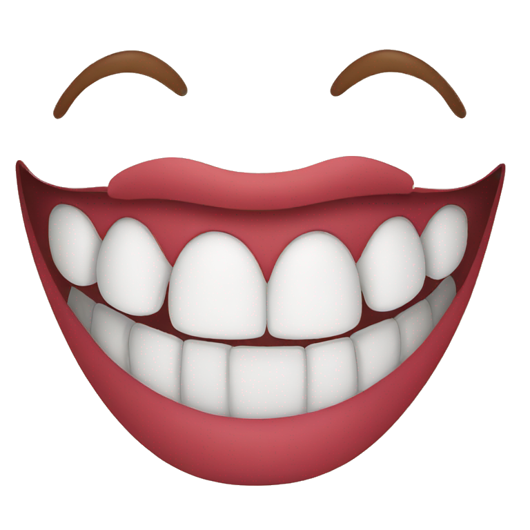 open smiling mouth emoji