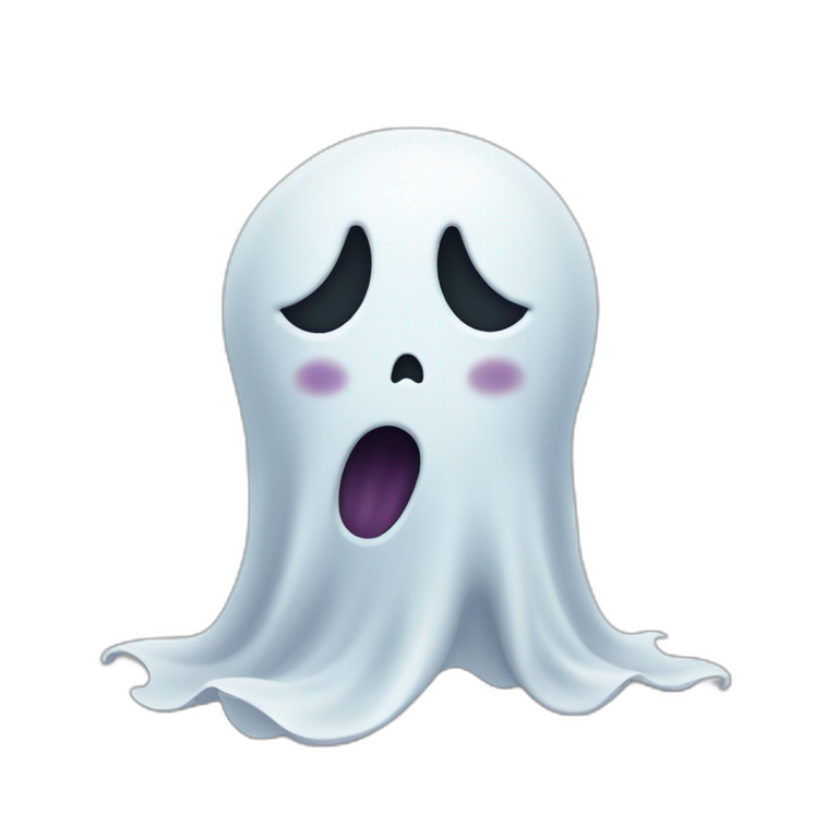 halloween cute ghost emoji