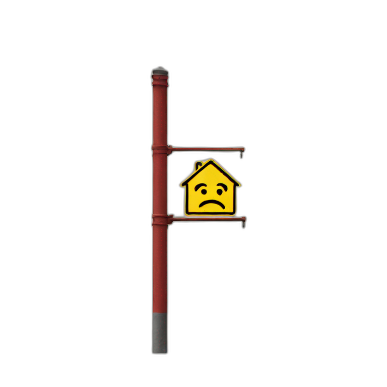 street sign no rockets allowed emoji