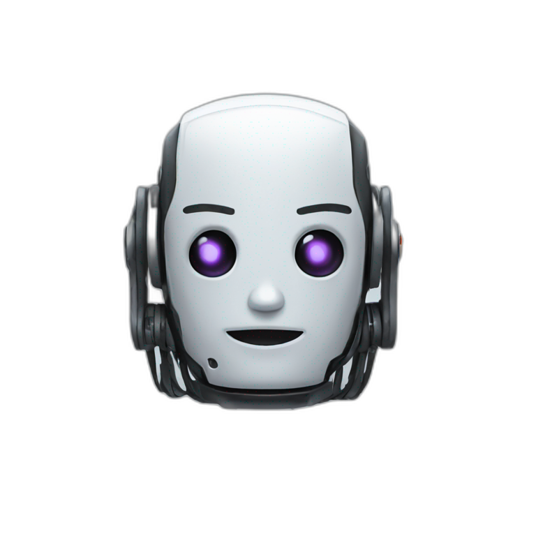 Robotic emoji