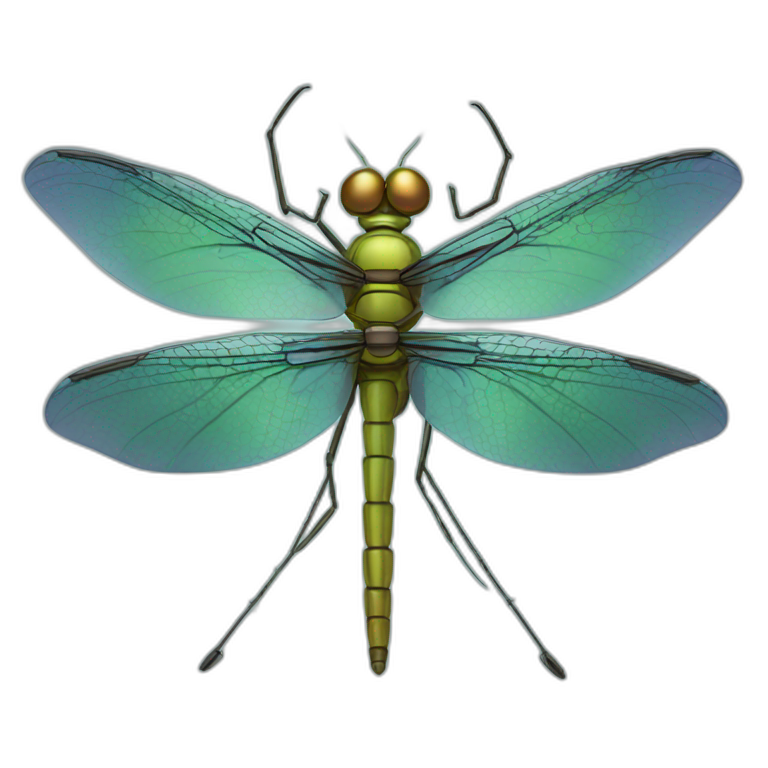 cyborg dragonfly emoji