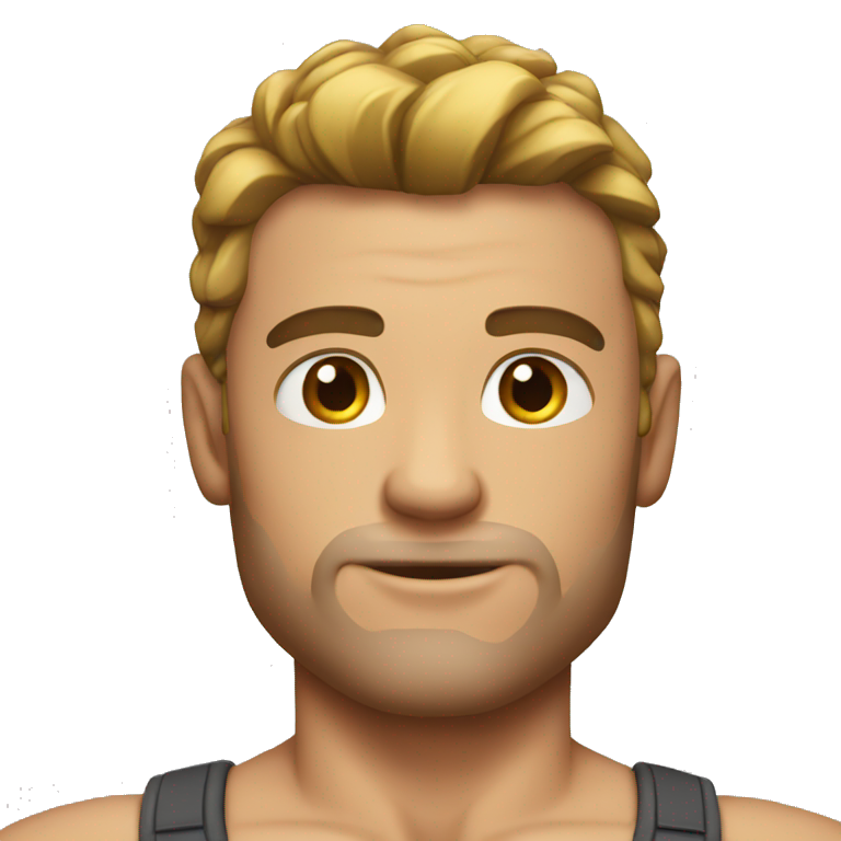muscular man with tank top emoji