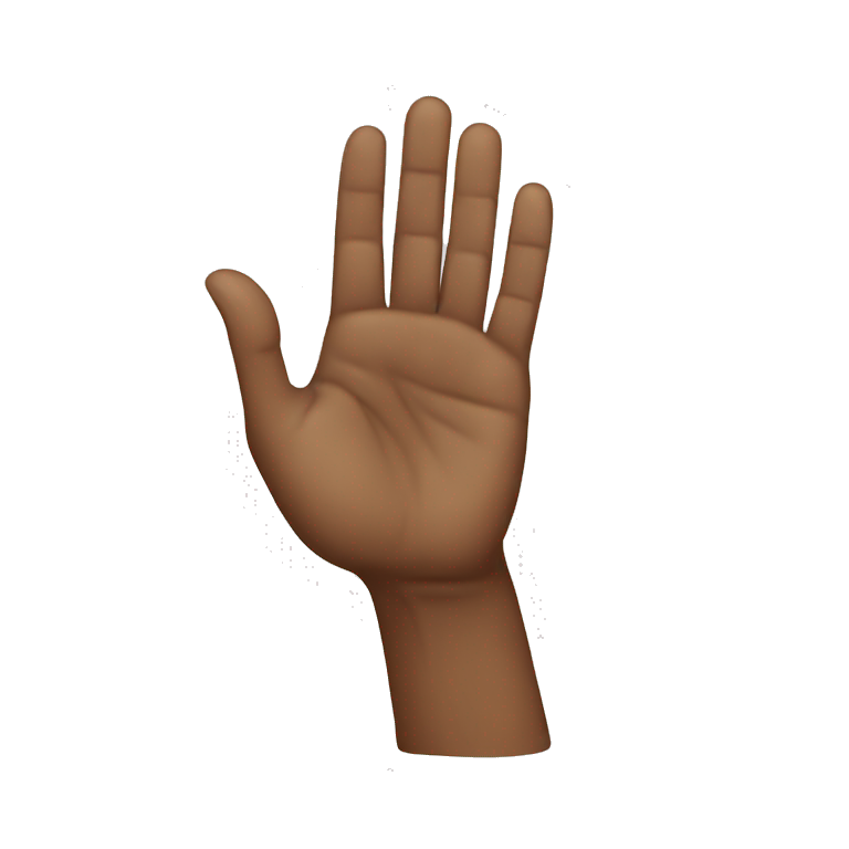 Prayer hand gesture emoji