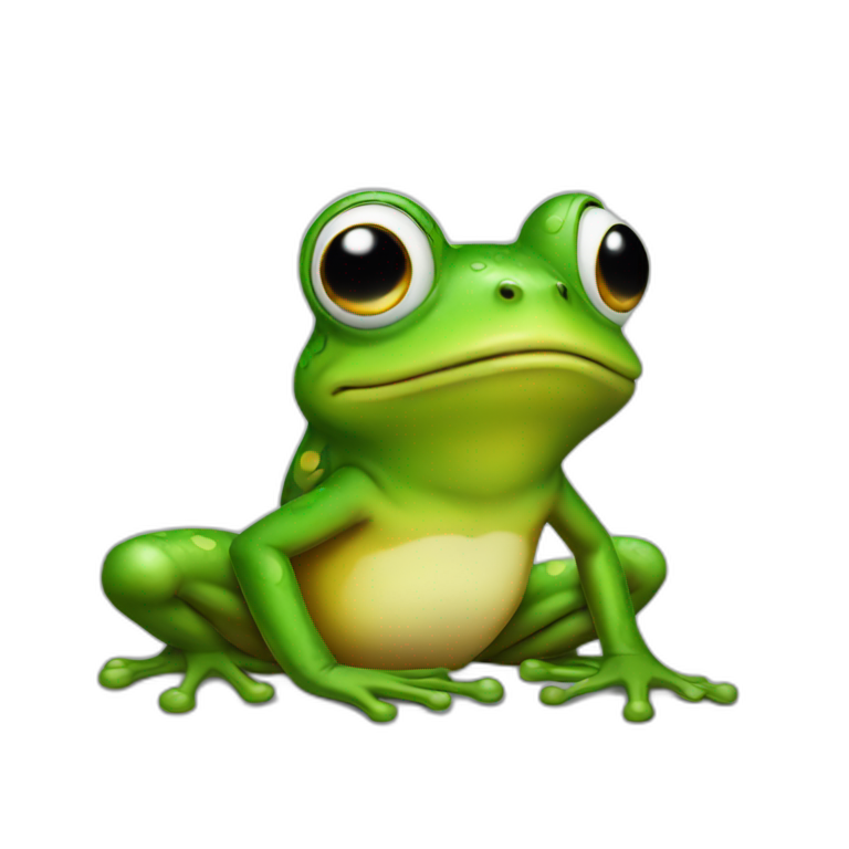 swag frog emoji